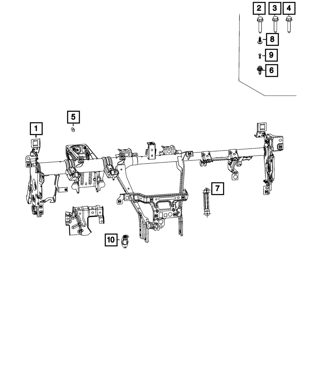 Sensor Mounting Bracket - Mopar (68246958aa)