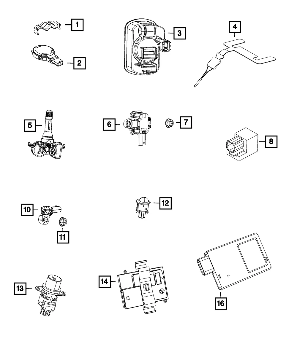 Rain Sensor - Mopar (68247181AA)