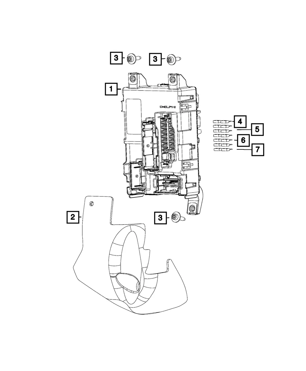 Body Controller Module - Mopar (68248991ab)