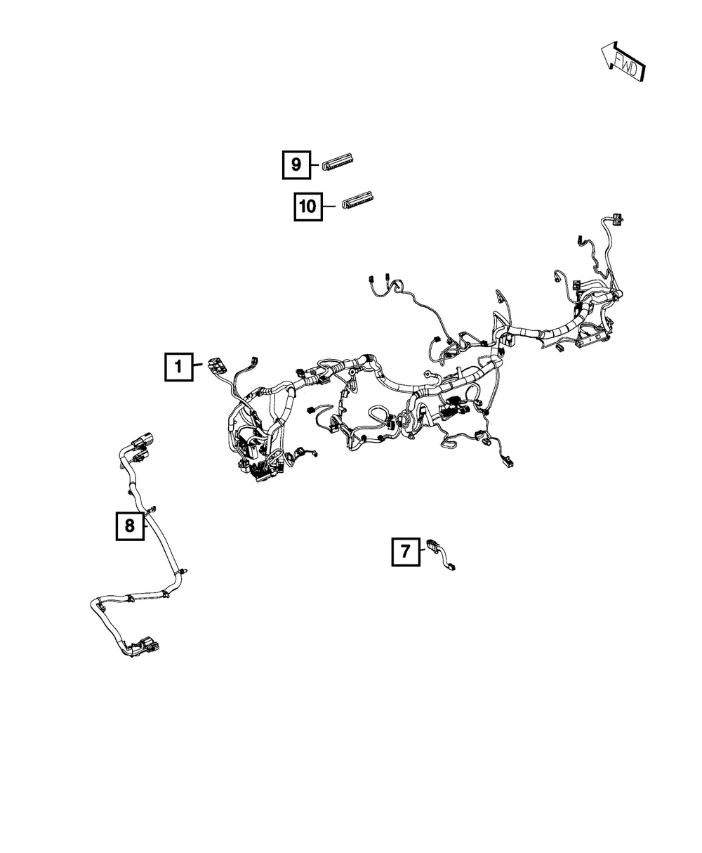 Jumper Wiring - Mopar (68249501AC)
