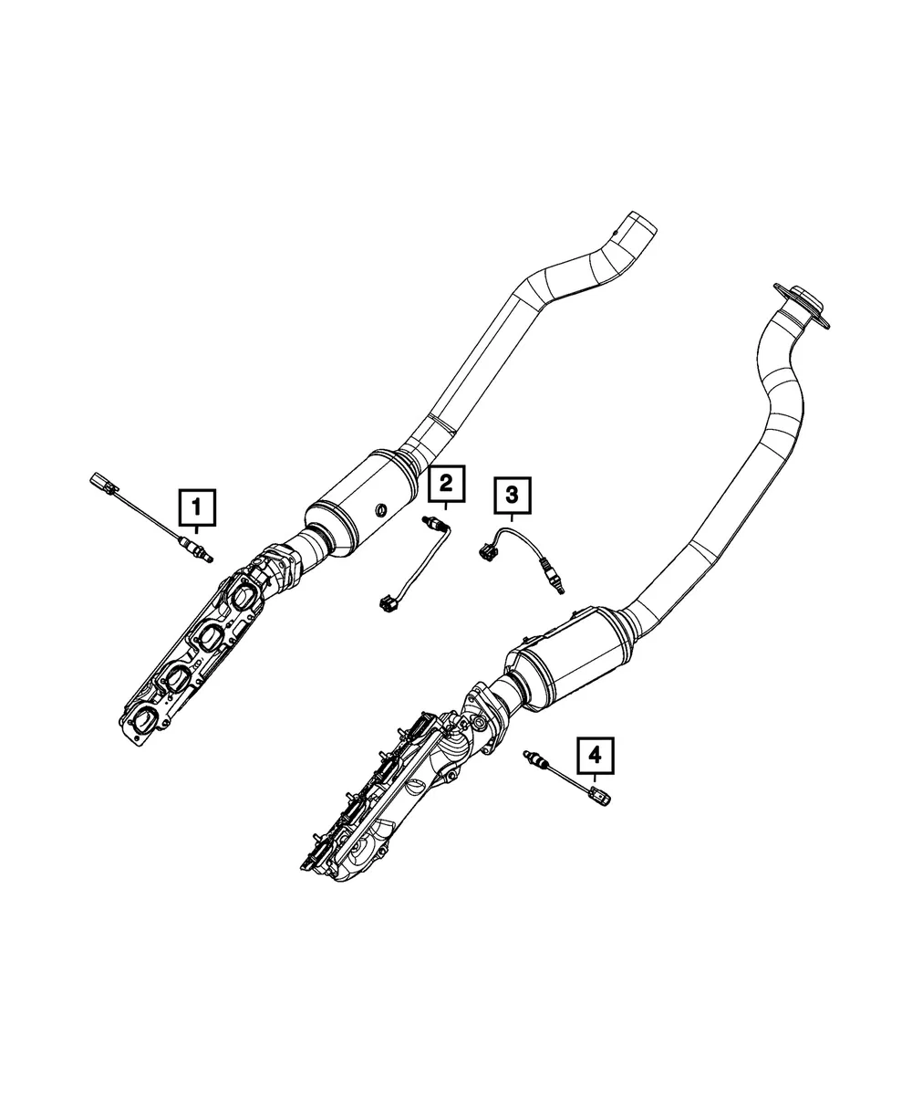 Oxygen Sensor - Mopar (68250166AA)