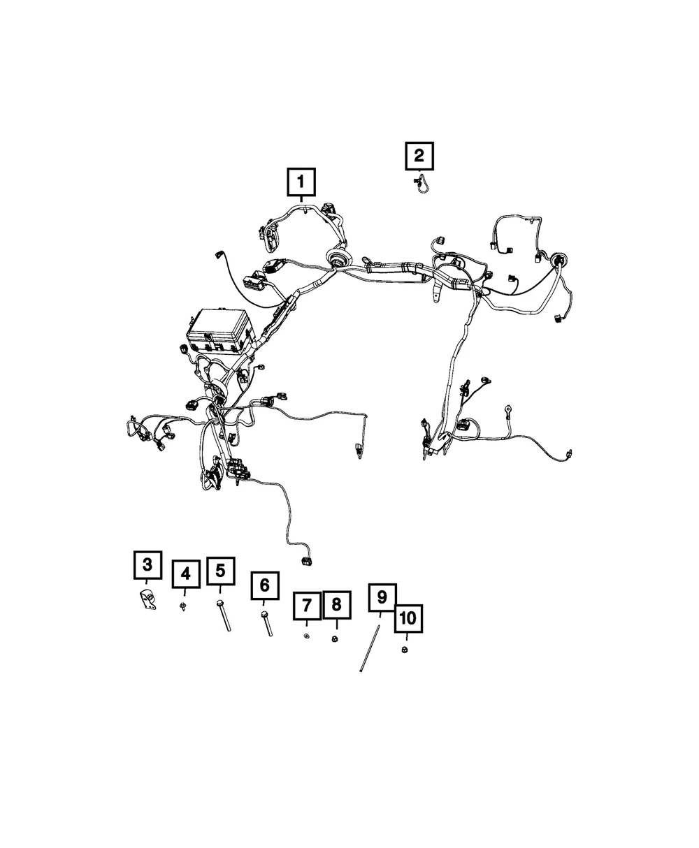 Wiring Bracket - Mopar (68252147AA)