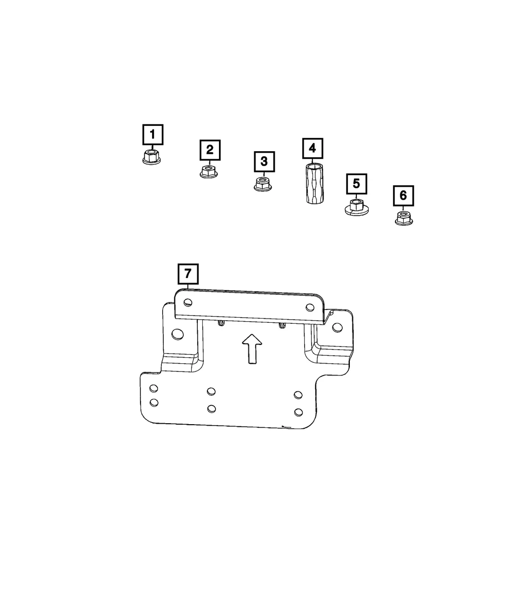 Wiring Bracket - Mopar (68252469AA)