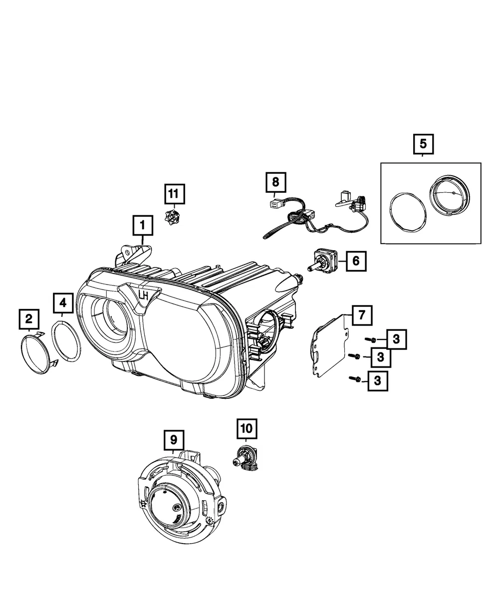 Hid Ballast Module - Mopar (68254149aa)