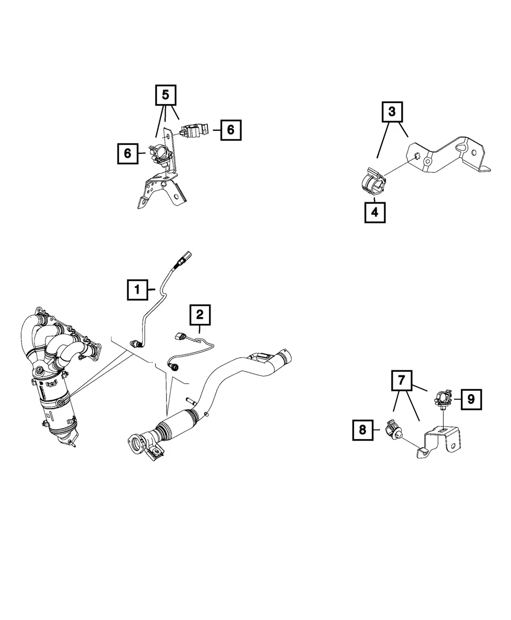 Engine Wiring Bracket - Mopar (68254730aa)