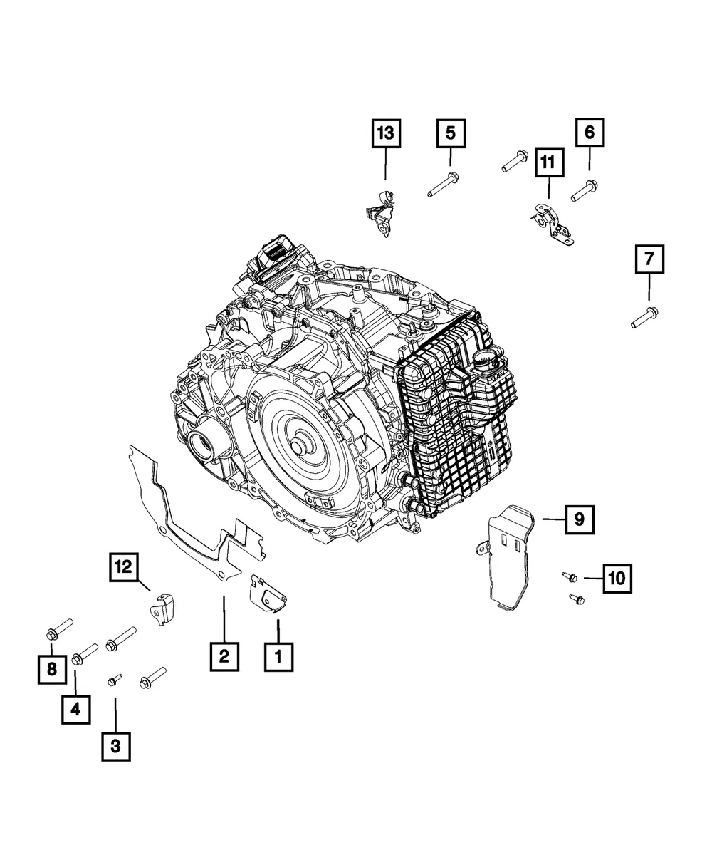 Wire Harness Bracket - Mopar (68254747aa)