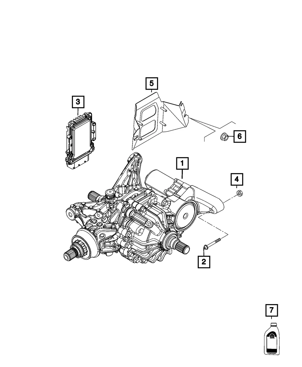 Module Bracket - Mopar (68255360aa)