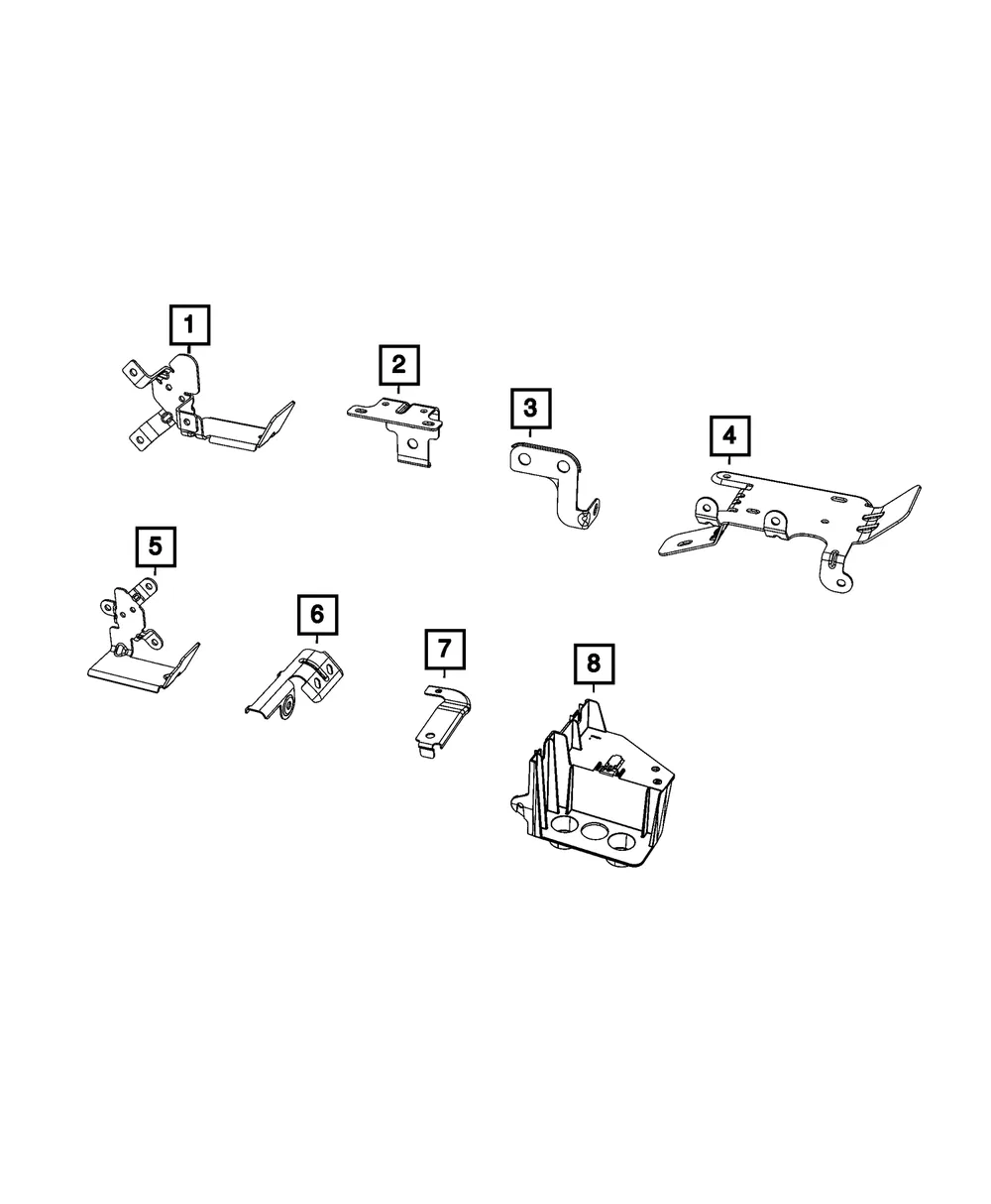 Wire Harness Bracket - Mopar (68257861AA)
