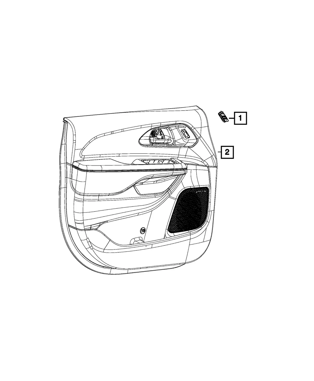 Memory Switch - Driver's Side (LH) - Mopar (68258708AB)