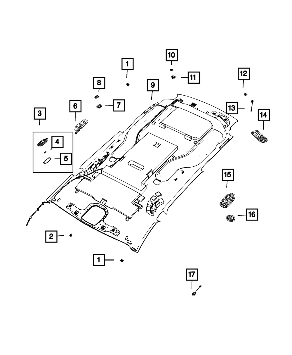 Module Bracket - Mopar (68258914ab)