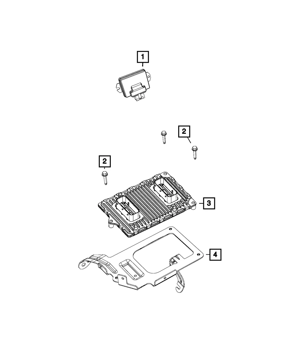 Powertrain Control Module - Mopar (68259127ab)