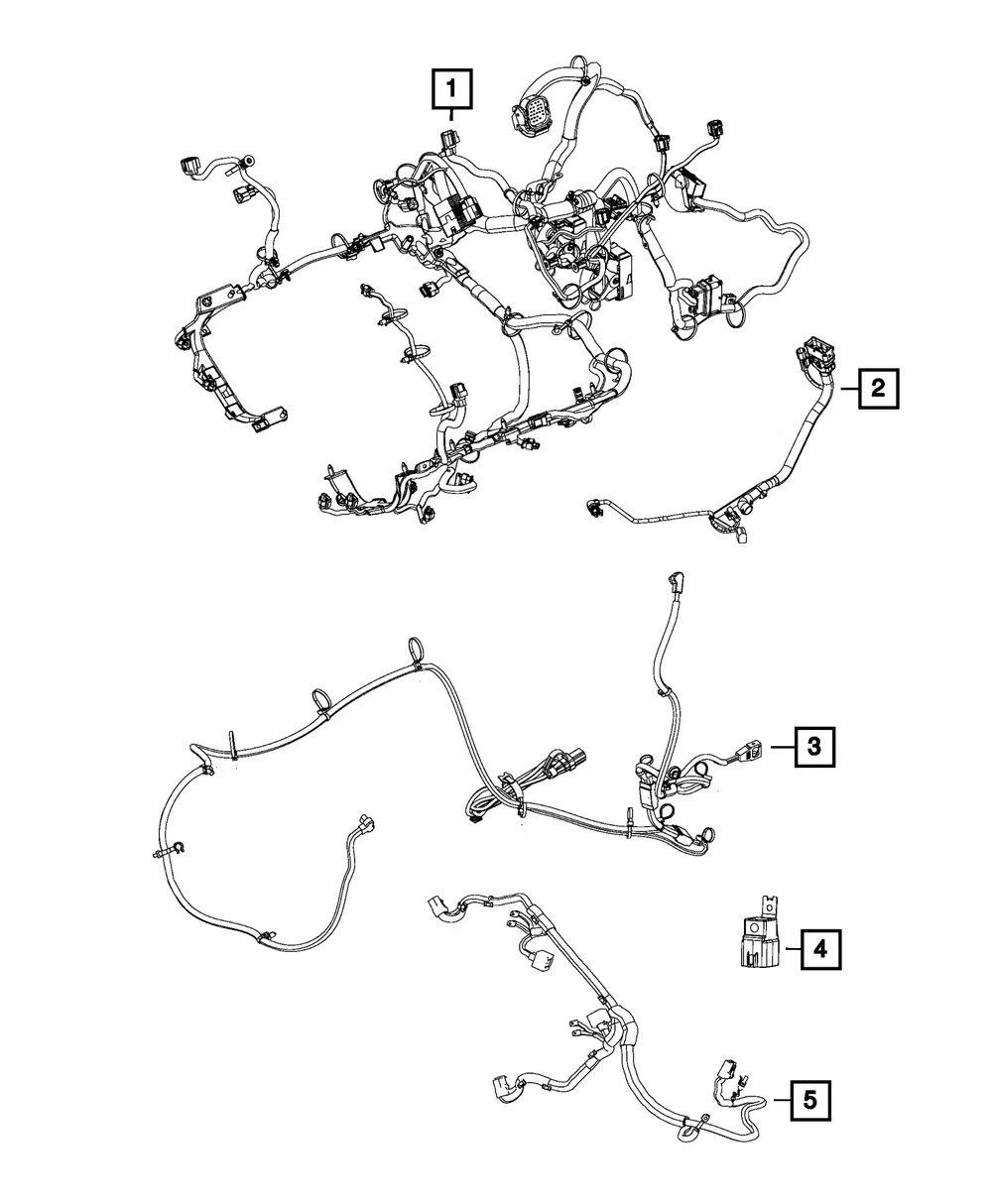 Engine Wiring - Mopar (68259225aa)
