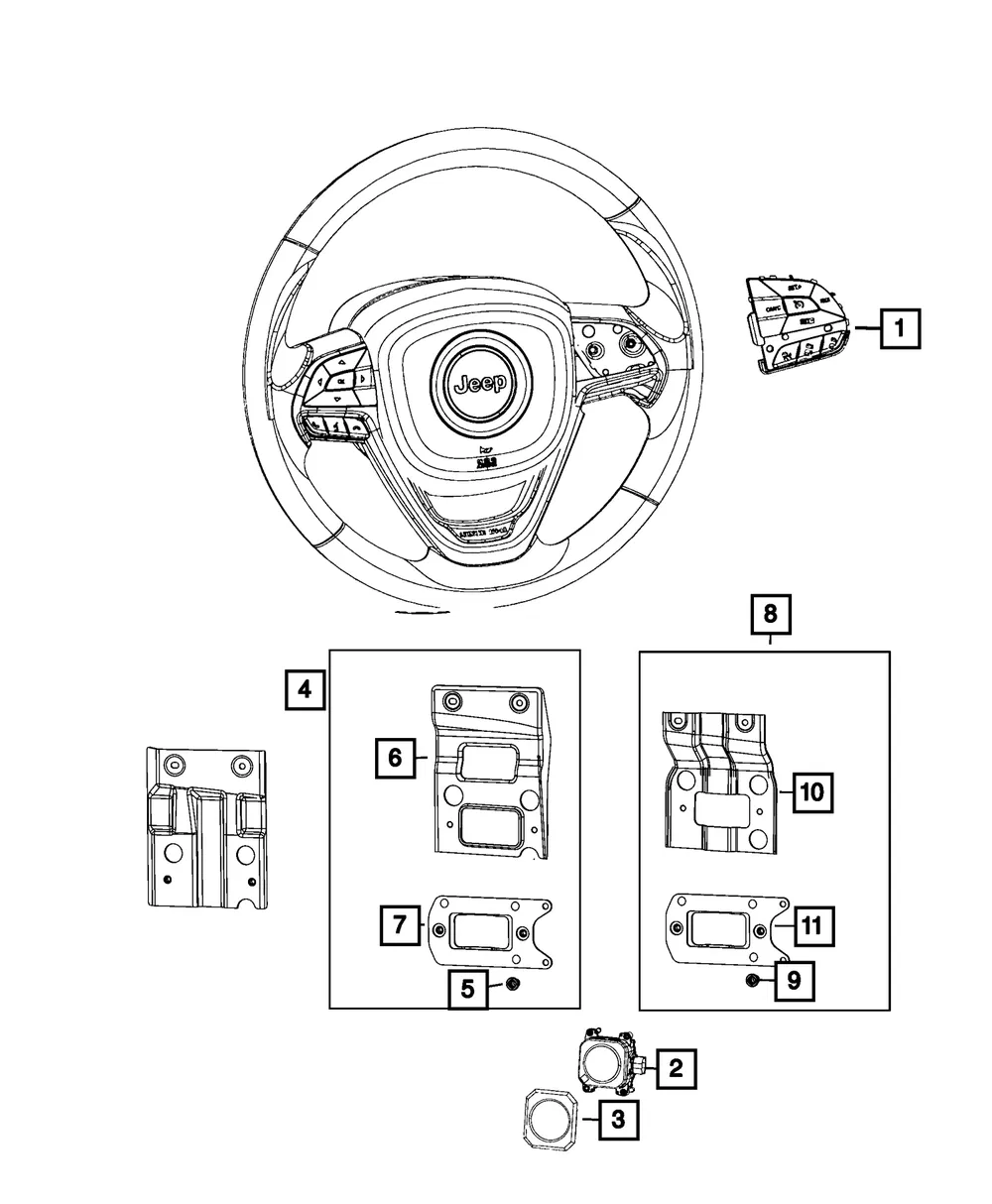 Adaptive Speed Control Module Sensor - Mopar (68265771ad)