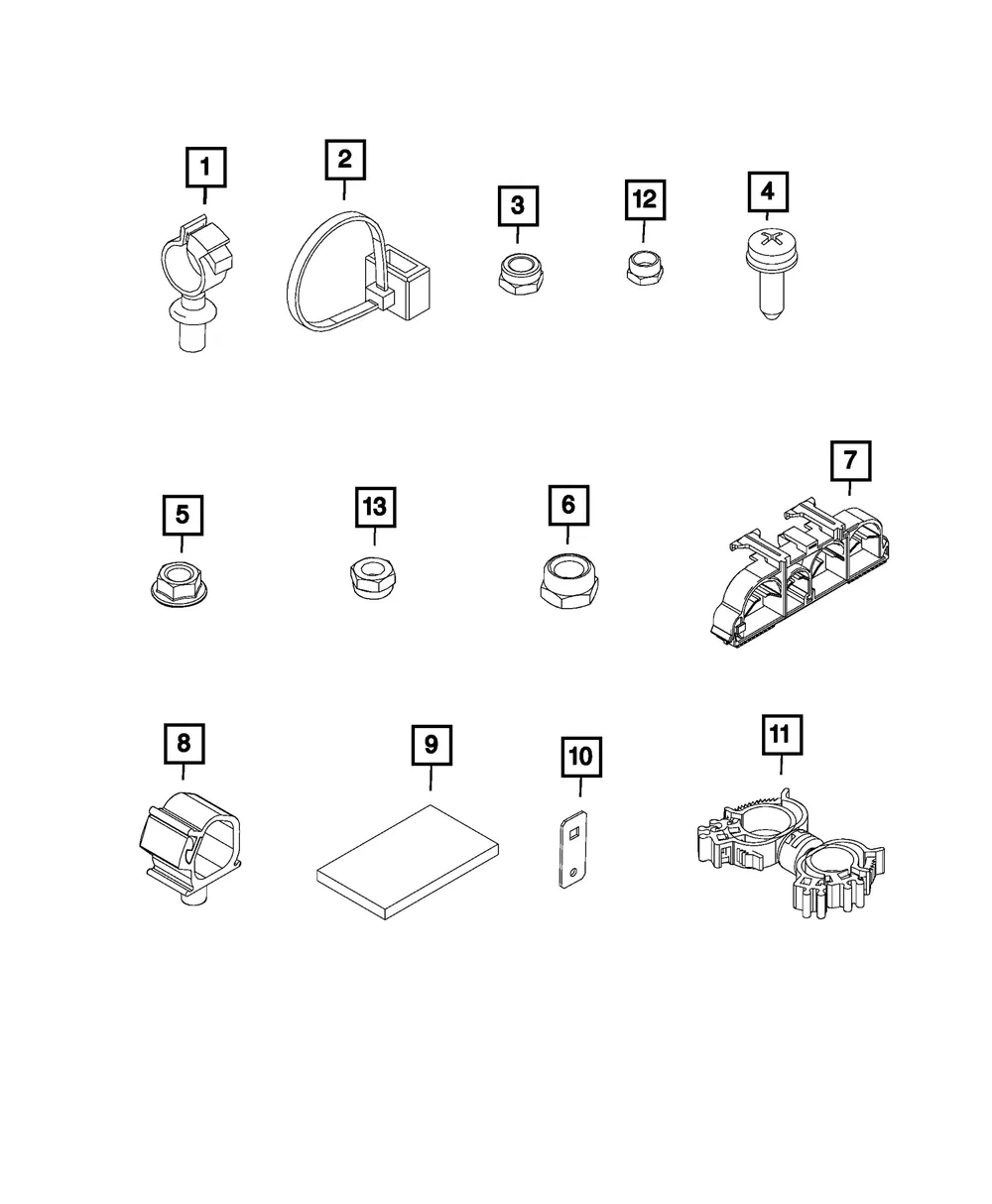 Wiring Bracket - Mopar (68266483aa)