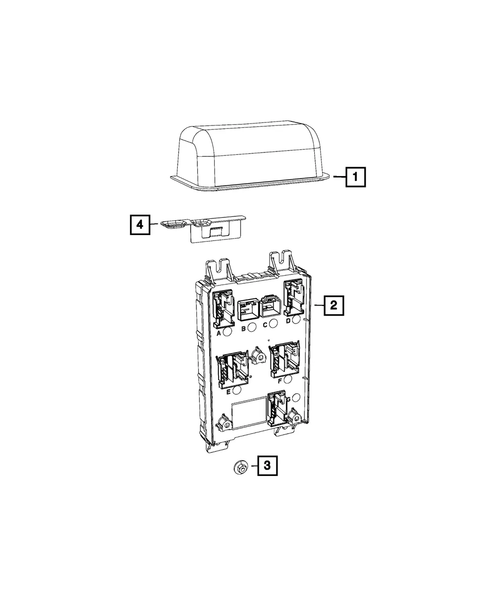 Body Controller Module - Mopar (68268178AE)
