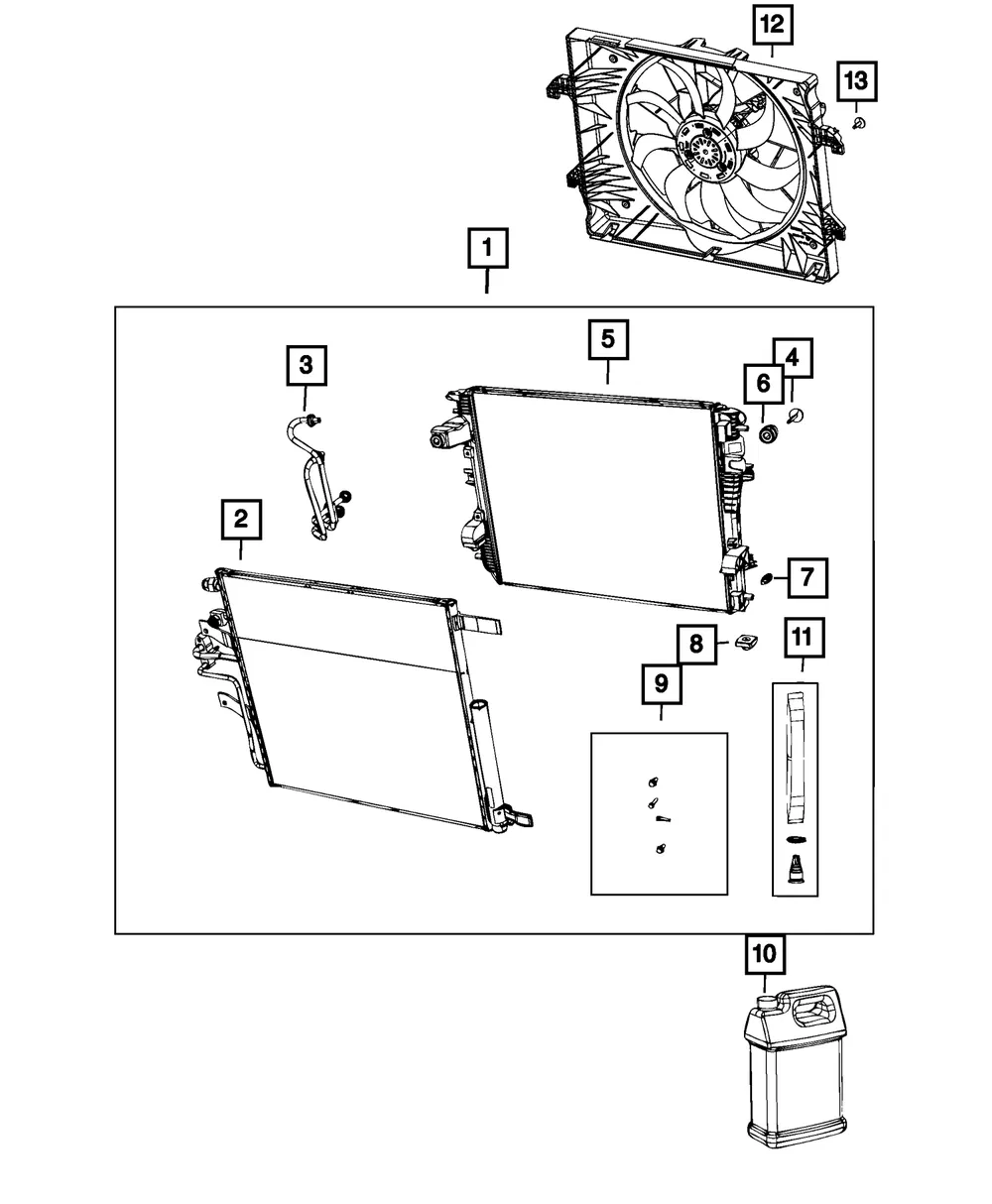 Cooling Module - Mopar (68268593ac)
