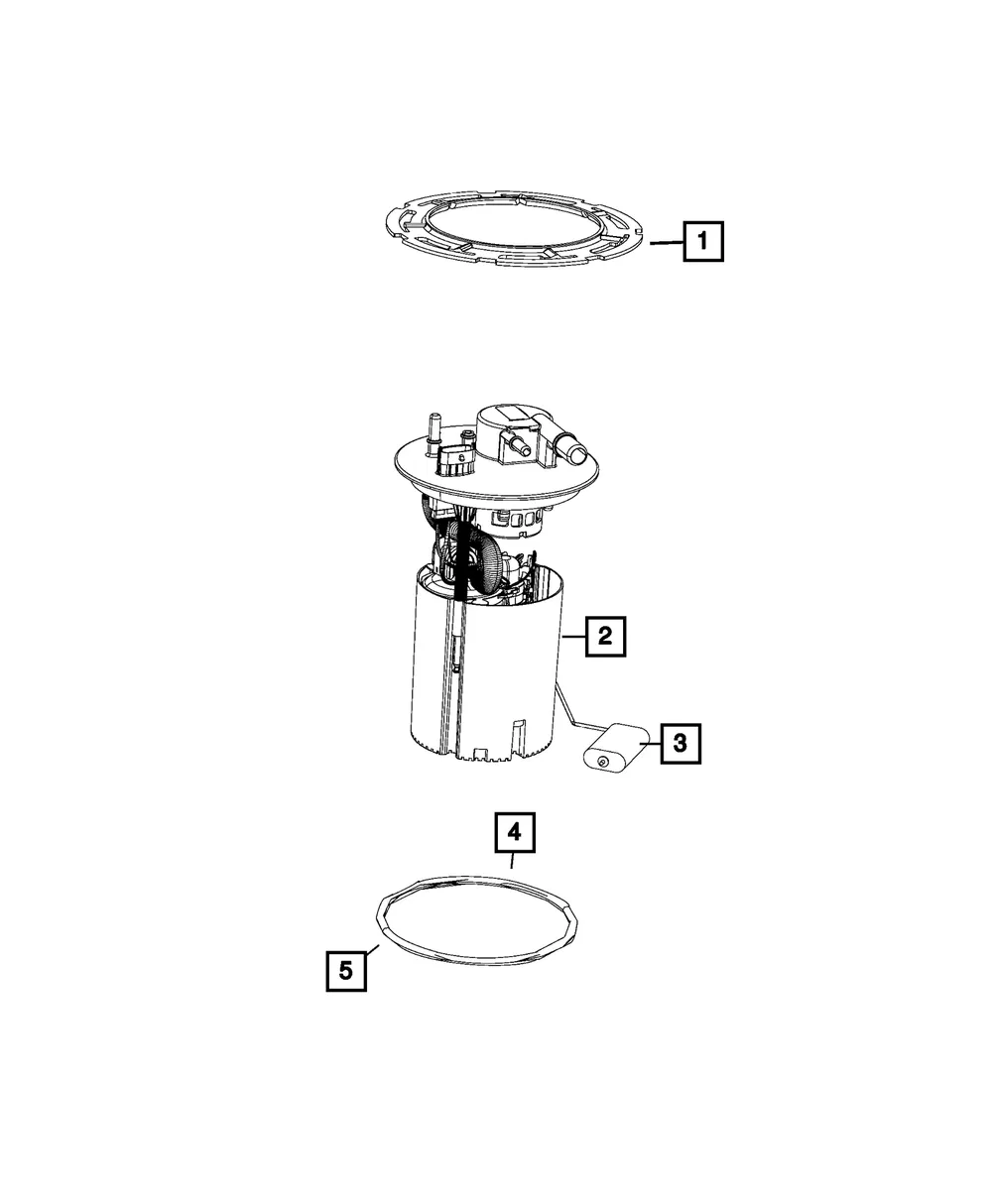 Fuel Pump/Level Unit Module - Mopar (68268800AA)