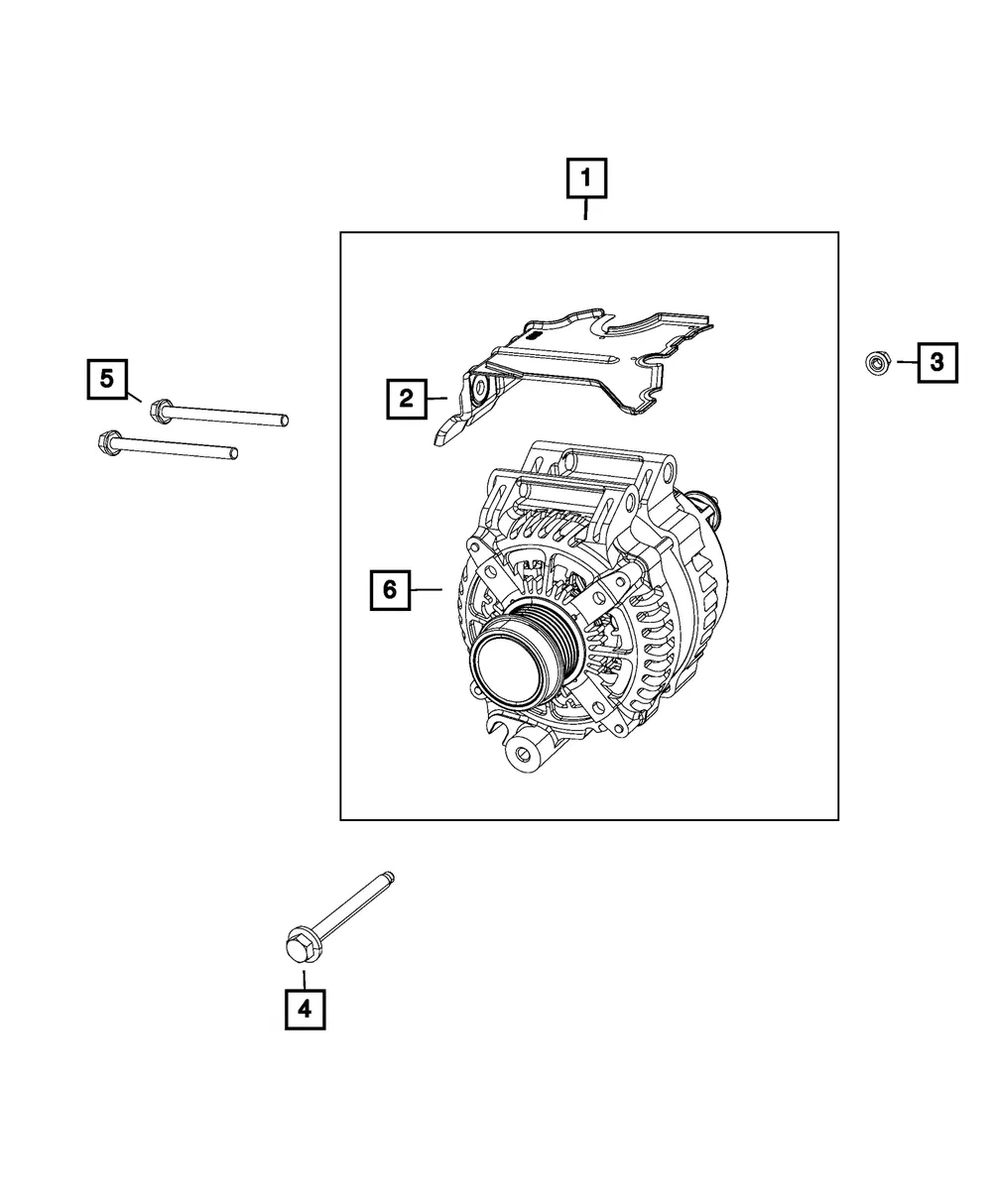 Engine Generator Kit - Mopar (68271769AB)