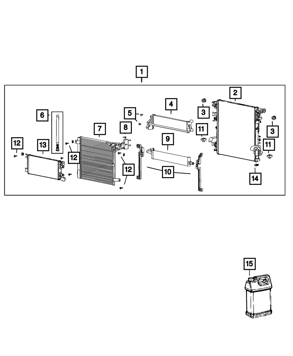 Cooling Module - Mopar (68272749AF)