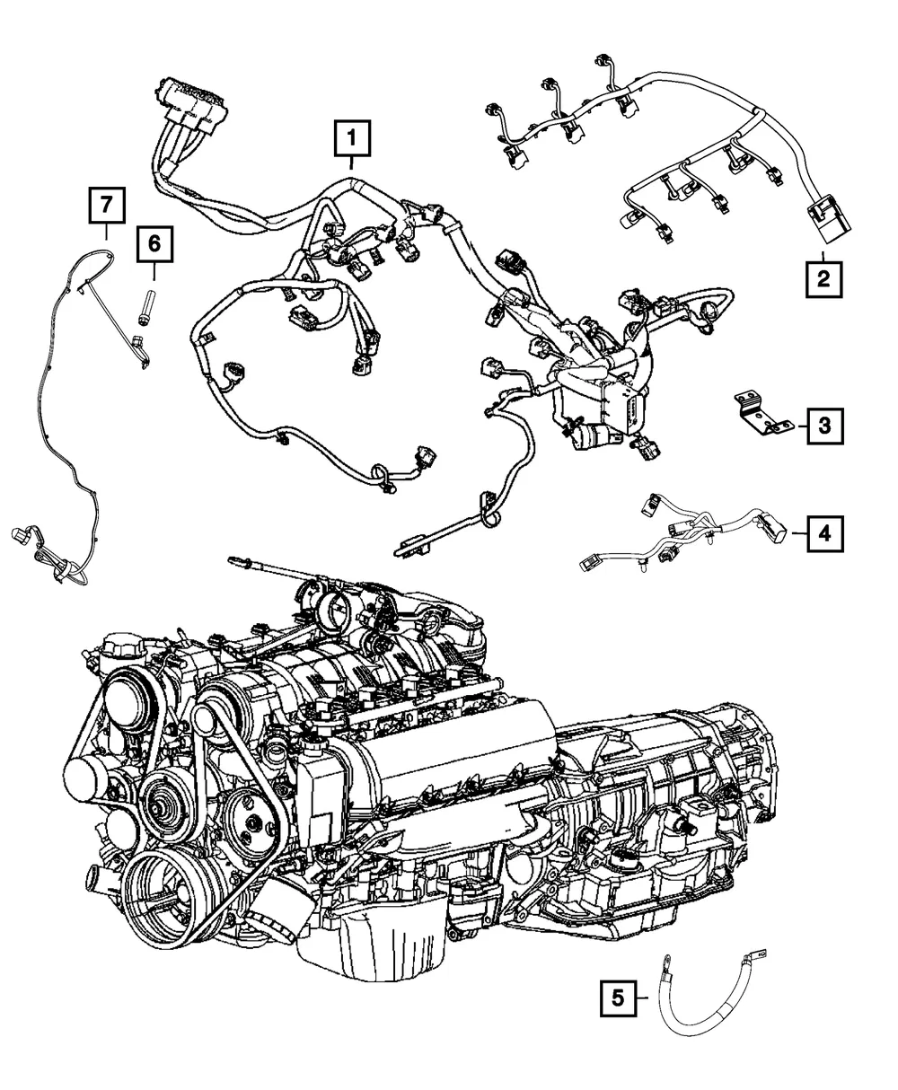Engine Wiring - Mopar (68273427ac)