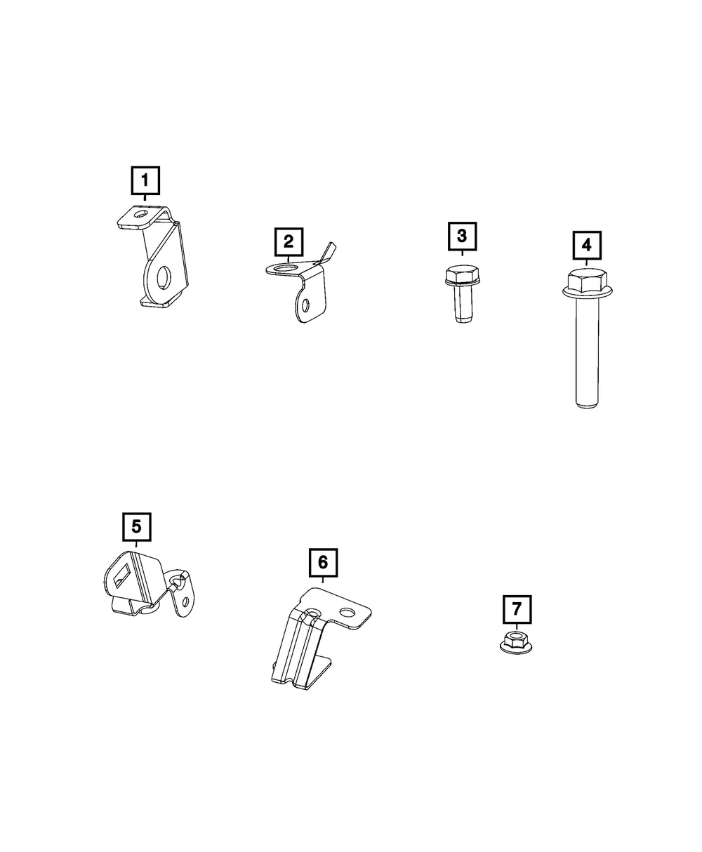 Wiring Bracket - Mopar (68274910aa)