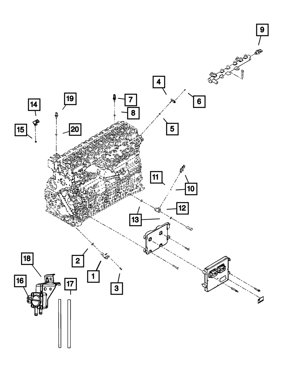 Intake Manifold Tmap Sensor - Mopar (68282012AB)