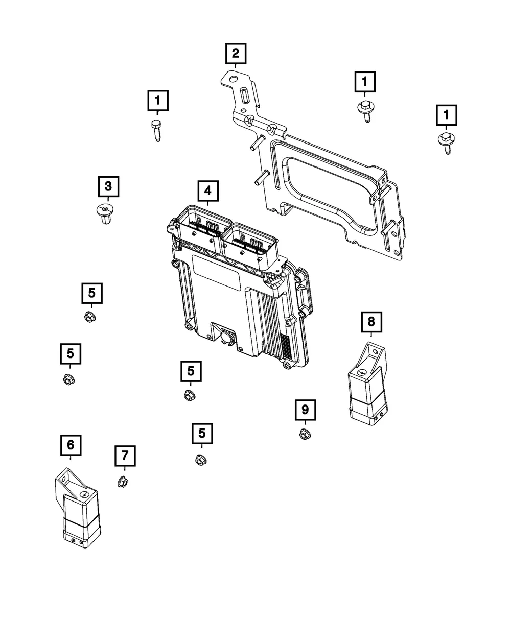 Glow Plug Module - Mopar (68282916AA)