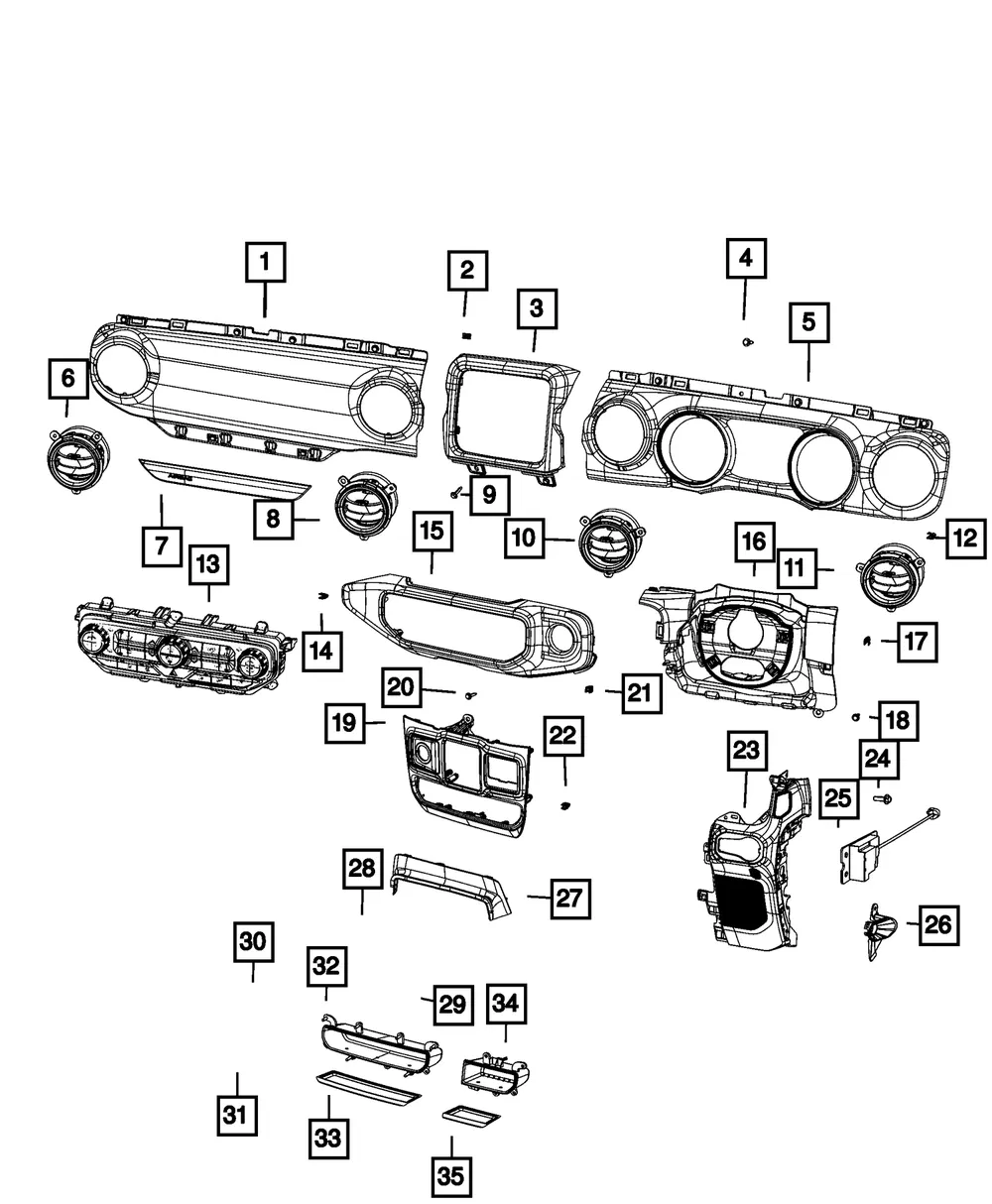 Sensor Mounting Bracket - Mopar (68284271aa)