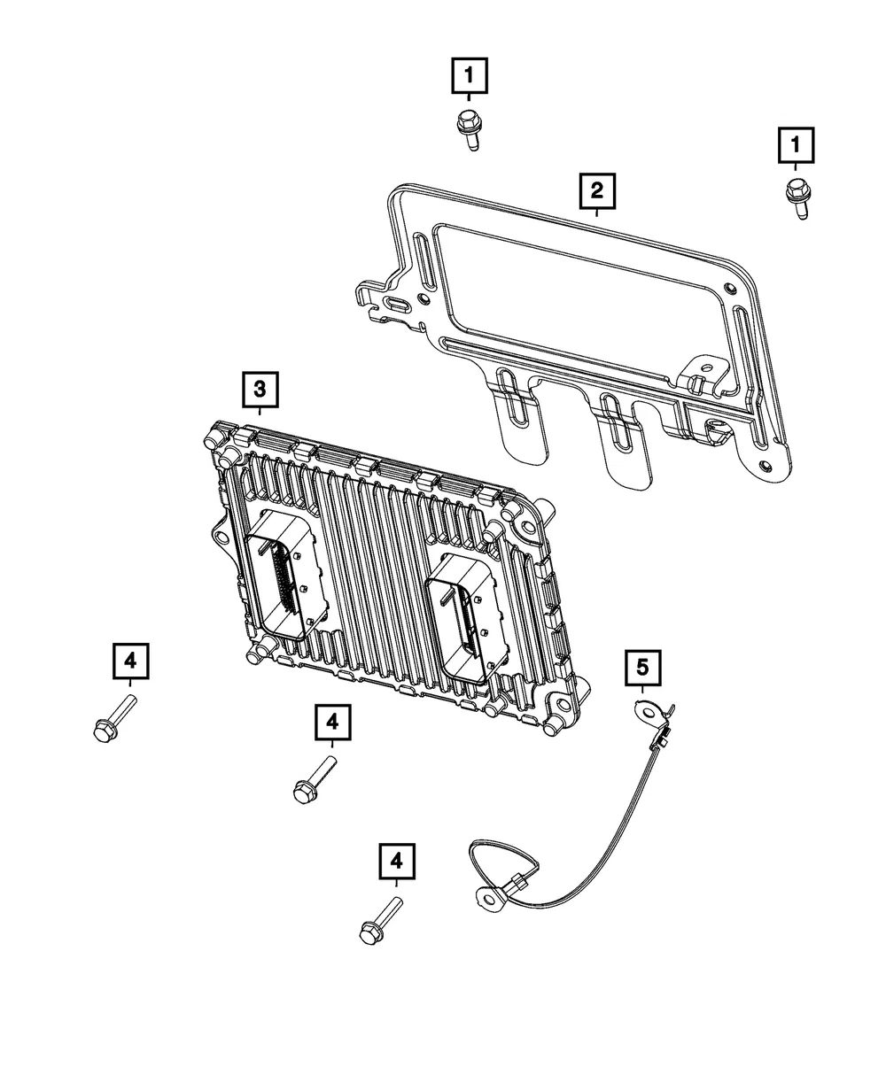 Module Bracket - Mopar (68286601ac)