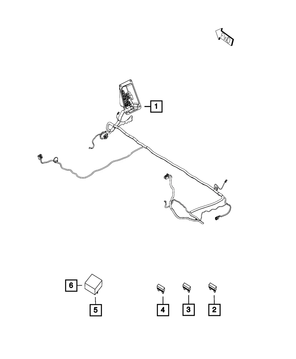 Body Wiring - Mopar (68290068ab)