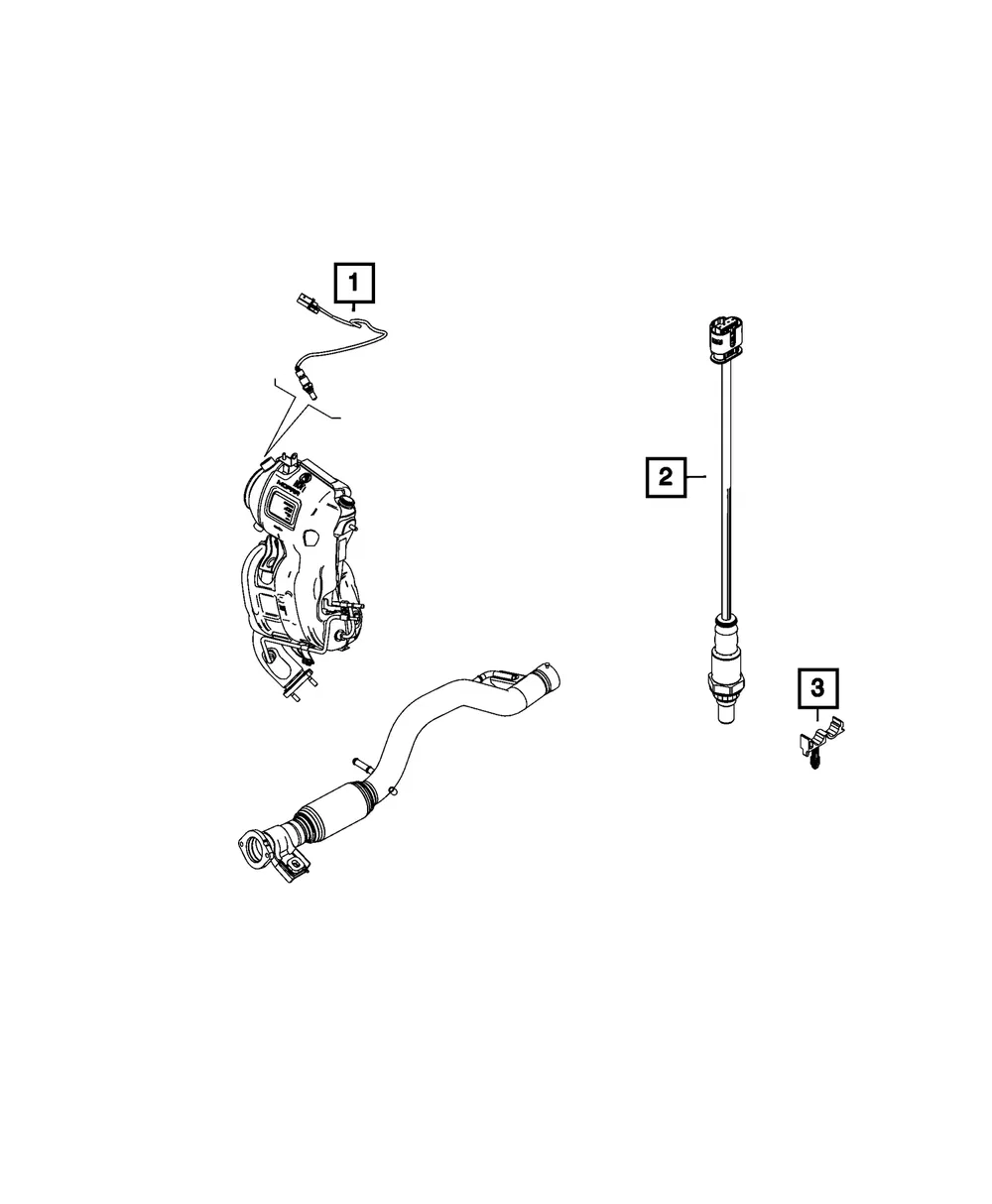 Oxygen Sensor - Mopar (68290528AA)