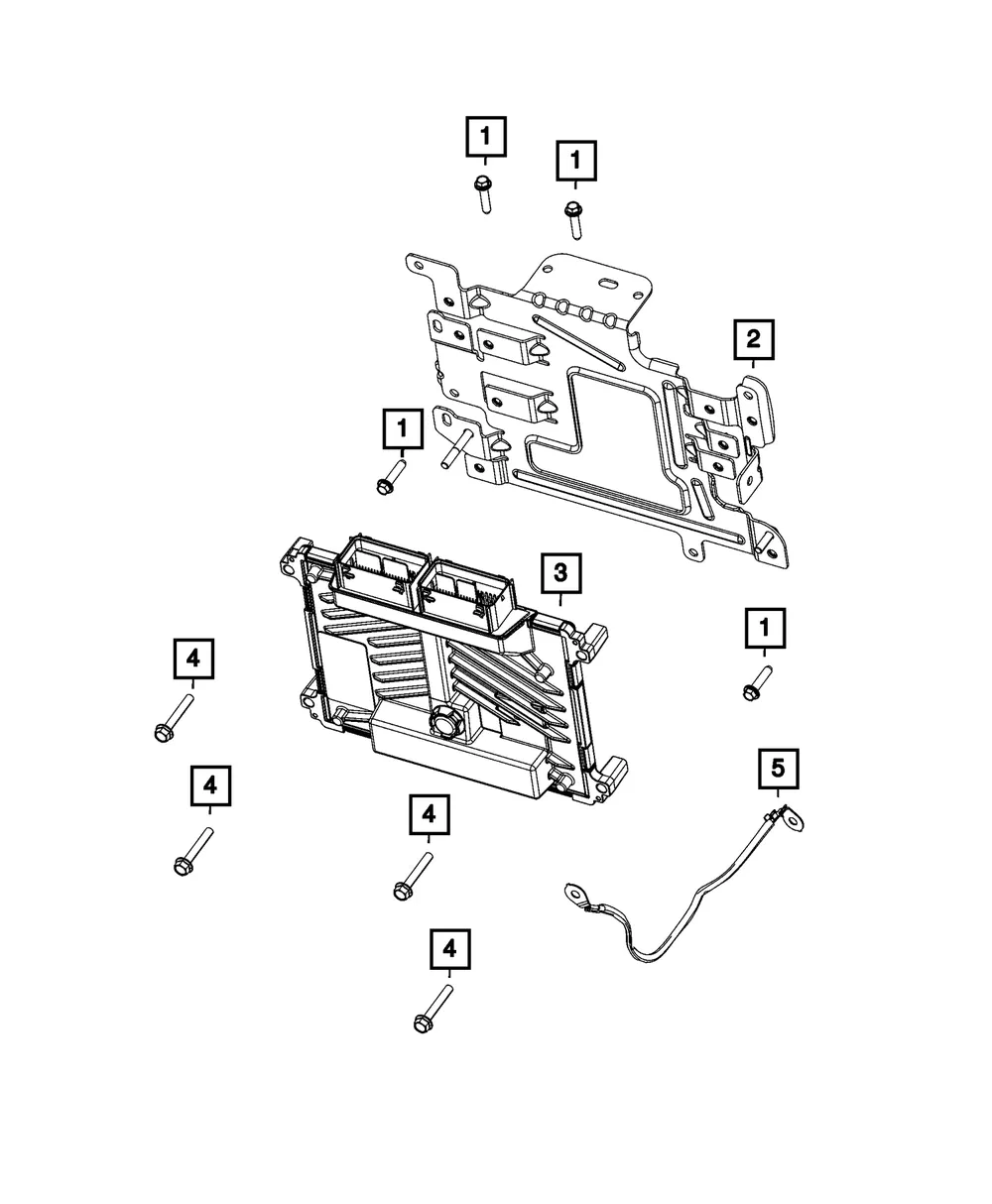 Engine Controller Module - Mopar (68292196ad)