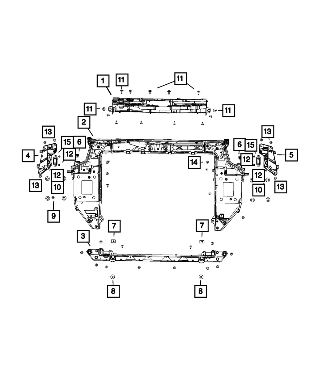 Module Bracket - Mopar (68292239AC)