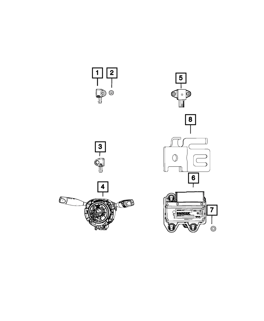 Occupant Restraint Module - Mopar (68293703aa)