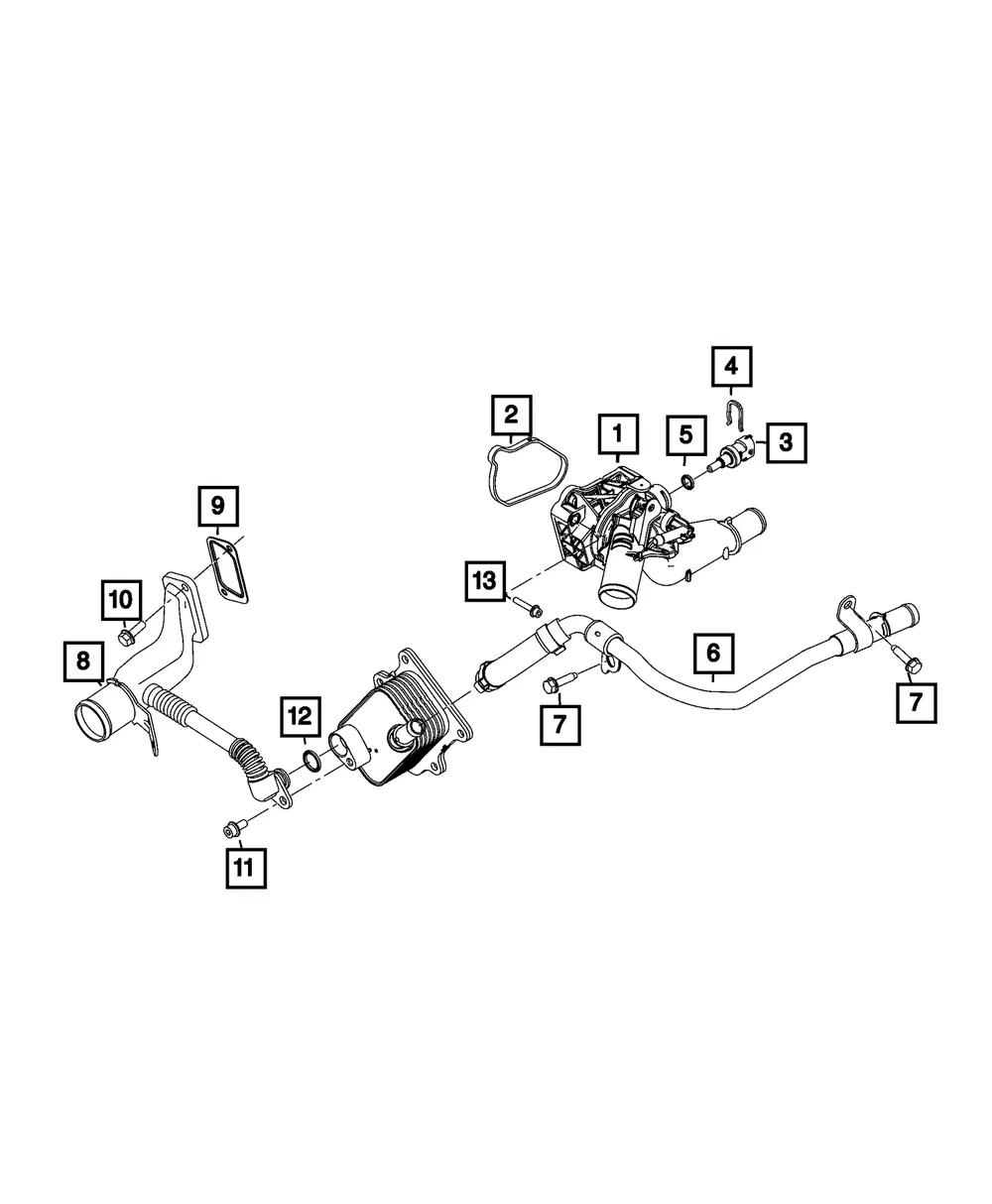 Temperature Sensor - Mopar (68294906aa)