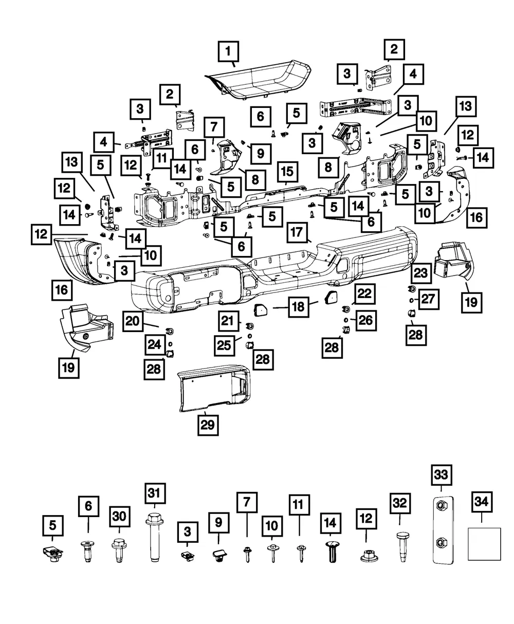 Sensor Mounting Bracket - Mopar (68295602AC)