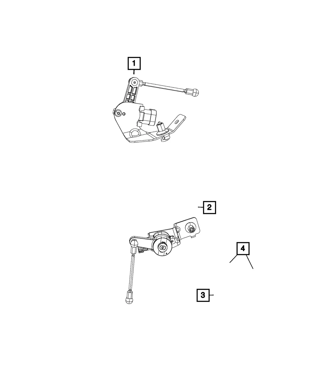 Headlamp Leveling Module - Mopar (68295920ab)