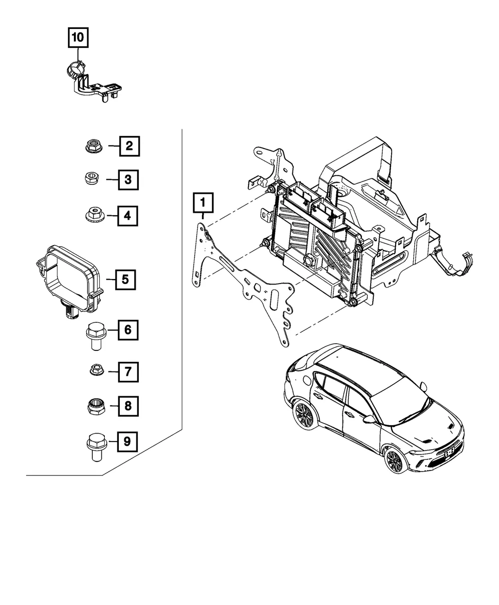 Engine Wiring Bracket - Mopar (68297938aa)