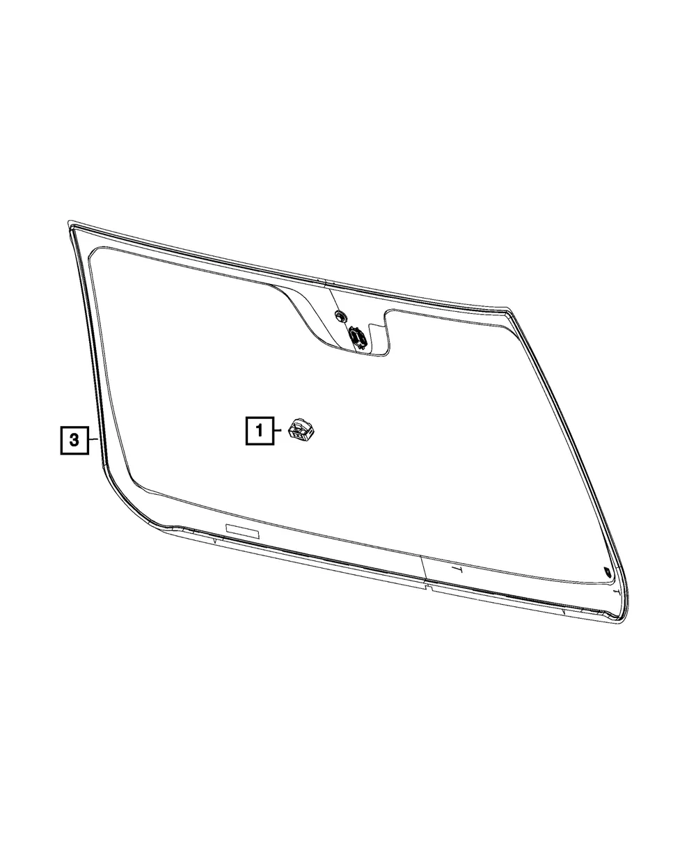 Rain Sensor - Mopar (68298334AC)