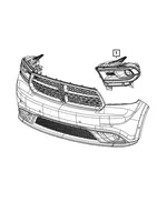 Headlamp, Right - Mopar (68299134af)