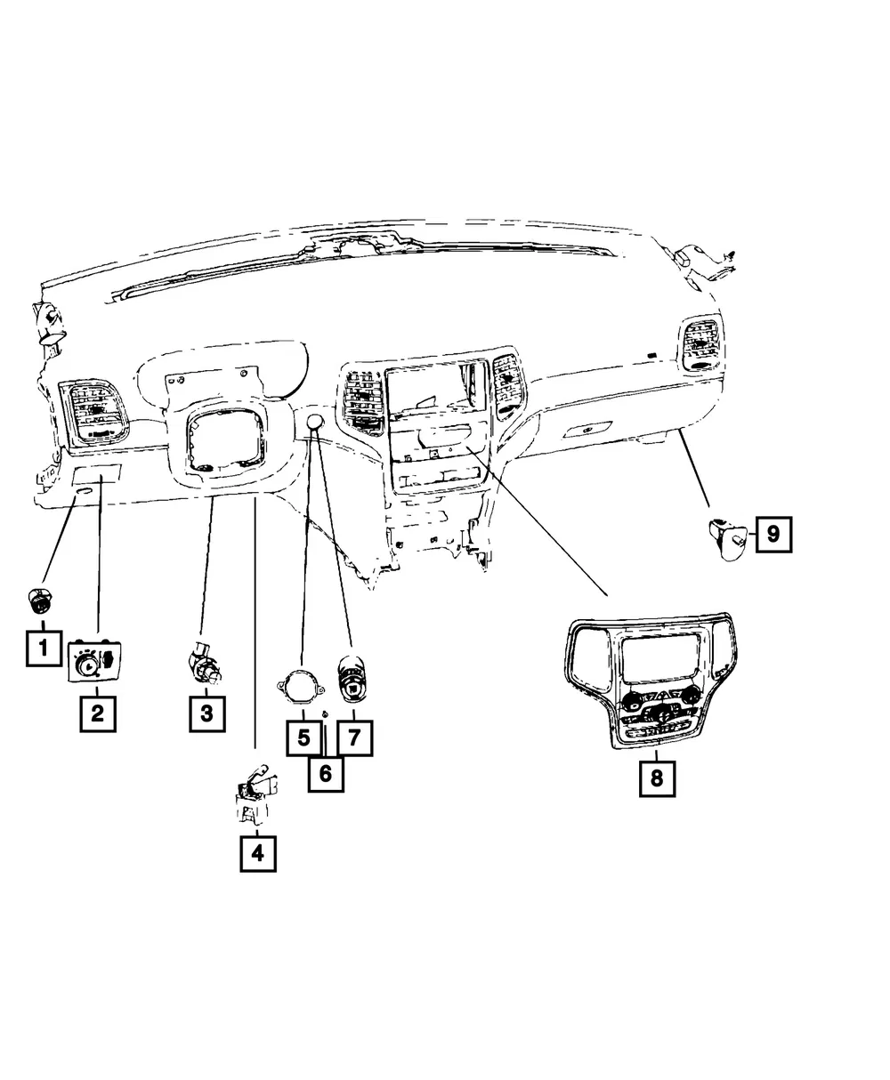 Ignition Switch Module - Mopar (68299958ac)