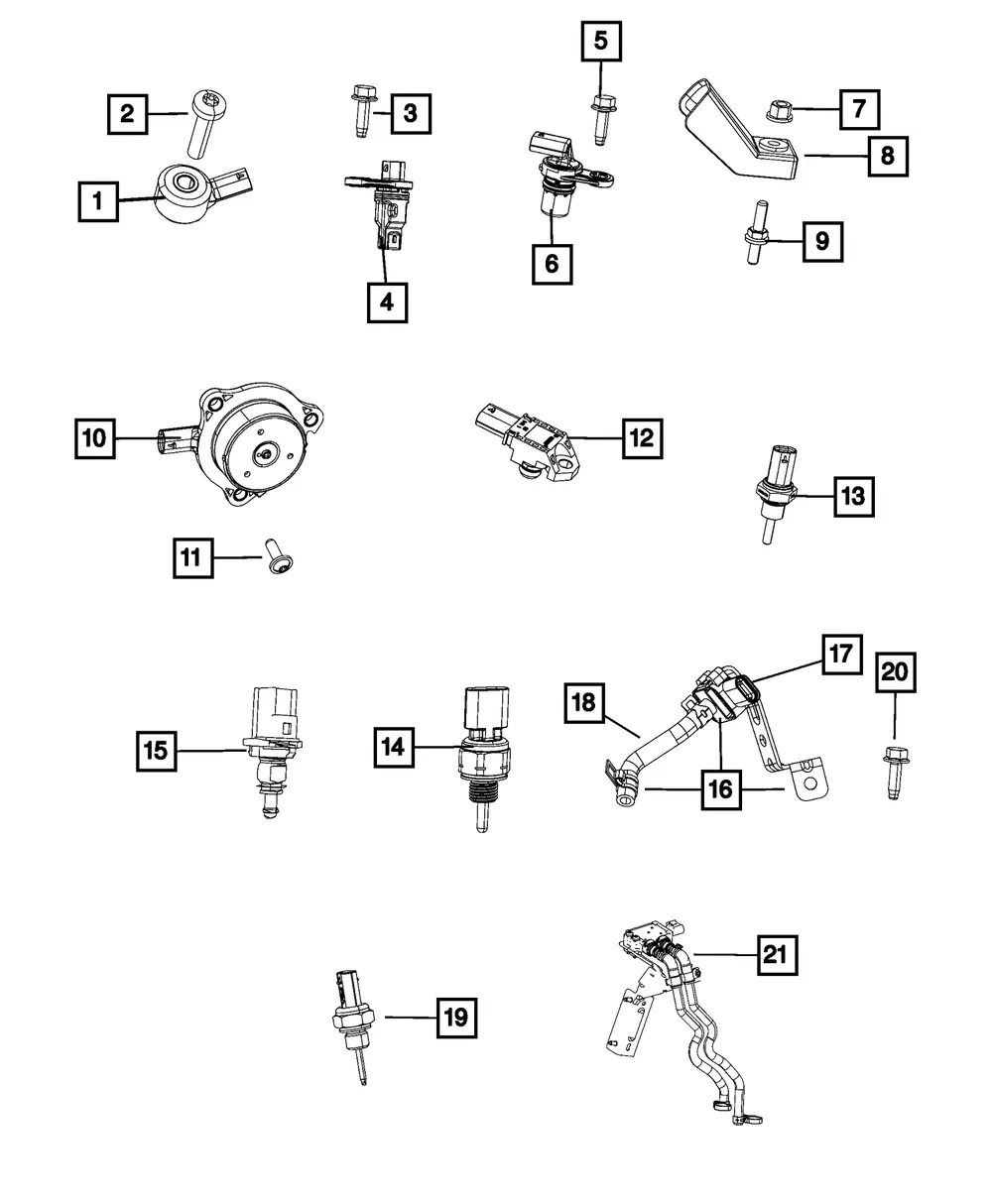 Pressure Sensor - Mopar (68302774ac)