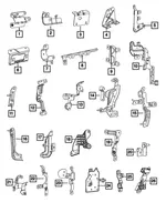 Wiring Bracket - Mopar (68302844ab)