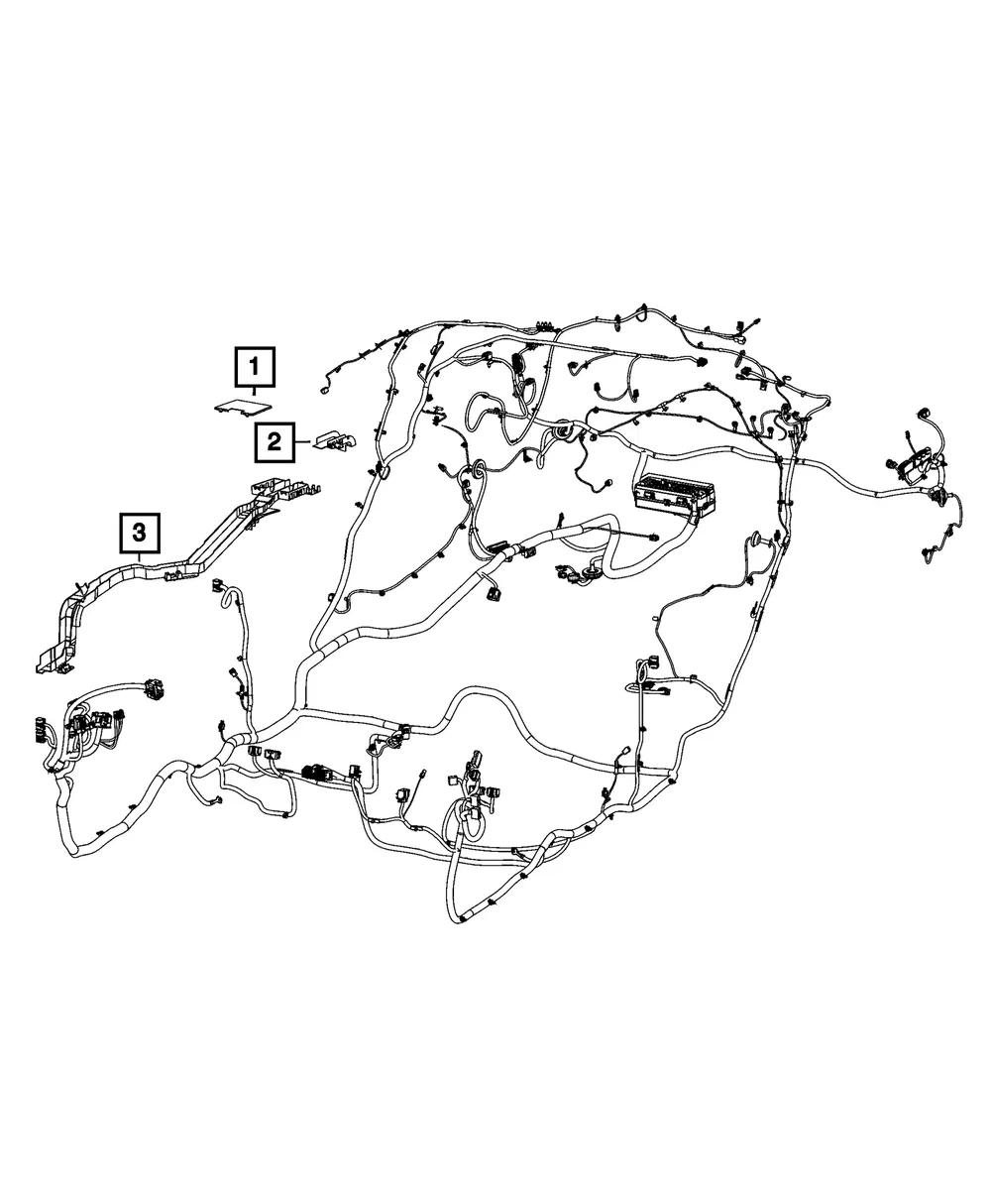 Wiring Trough - Mopar (68304446aa)