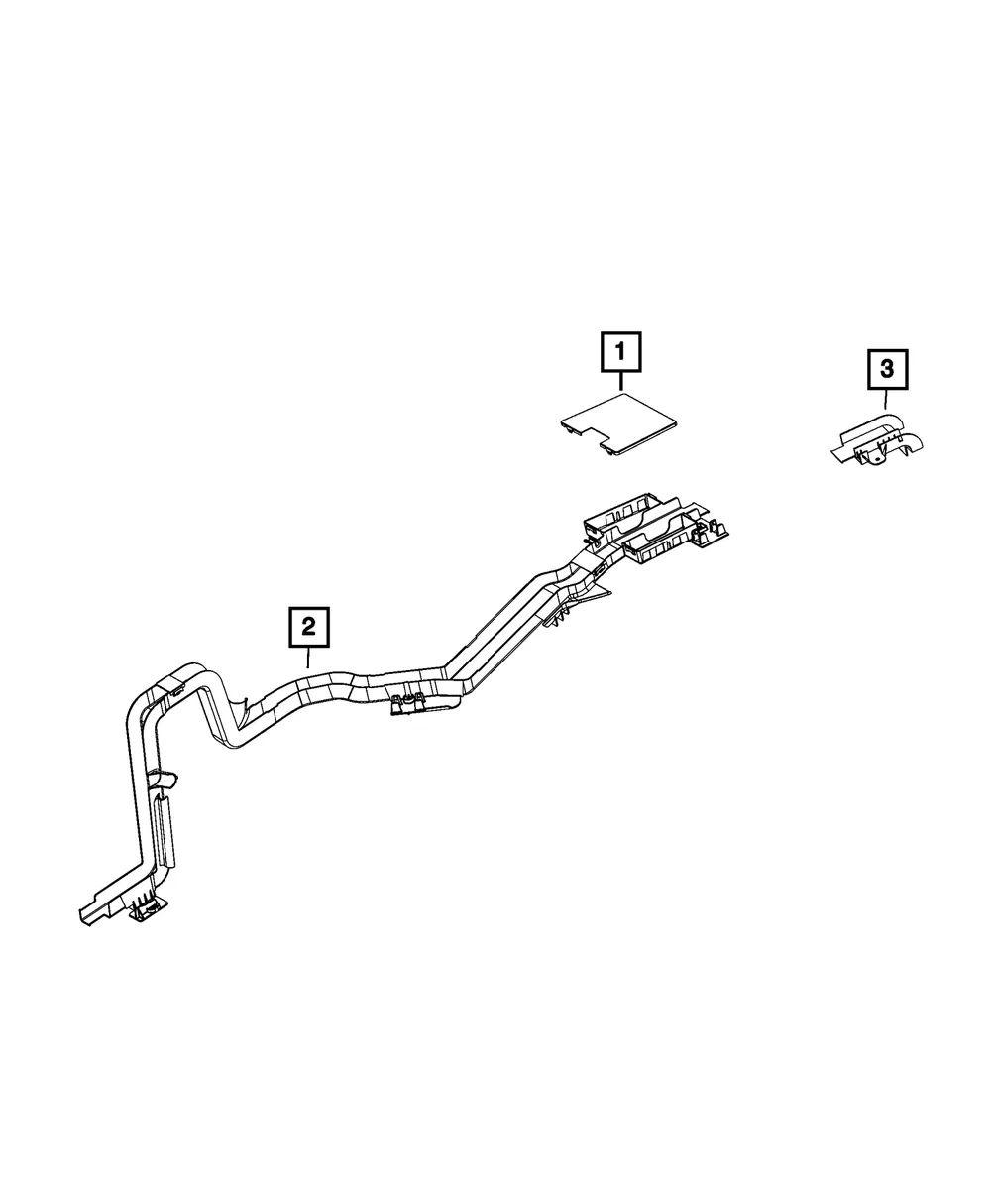 Wiring Trough - Mopar (68304447AA)