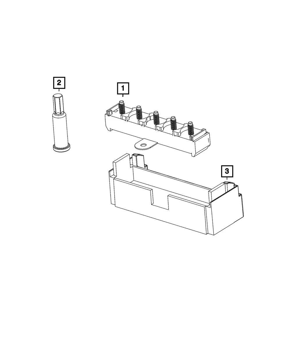 Z Case Fuse Array - Mopar (68305125AA)
