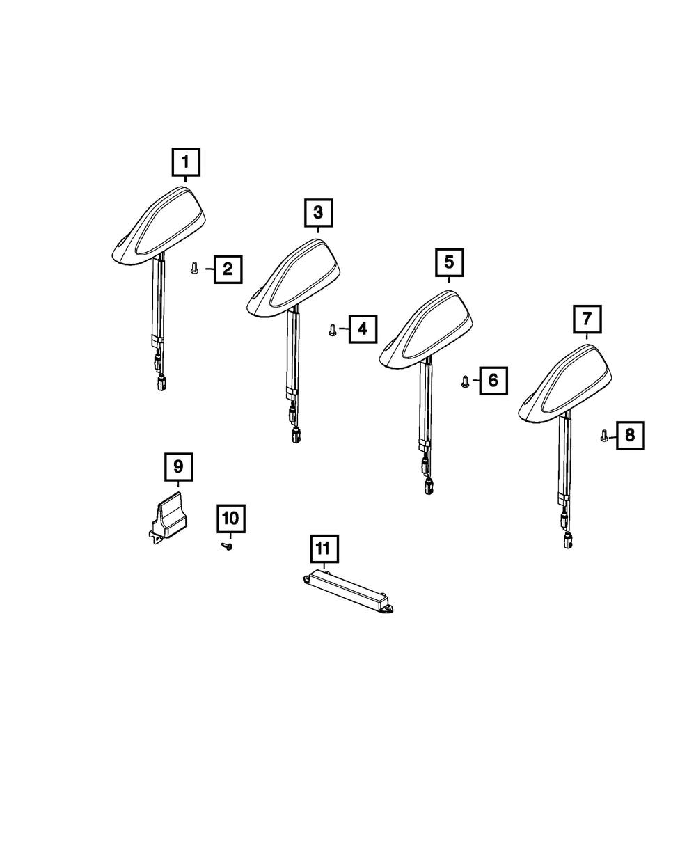 Module Antenna - Mopar (68306857aa)