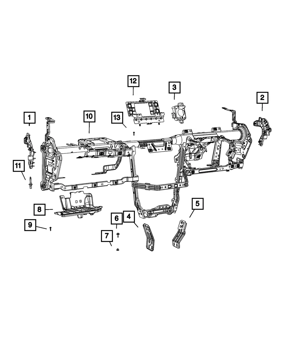 Module Bracket - Mopar (68306934aa)