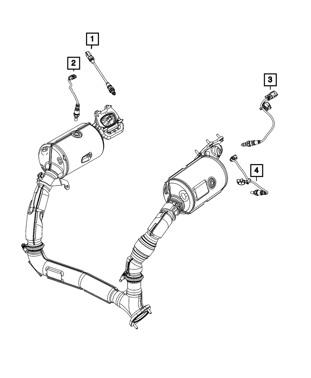 Oxygen Sensor - Mopar (68307647aa)