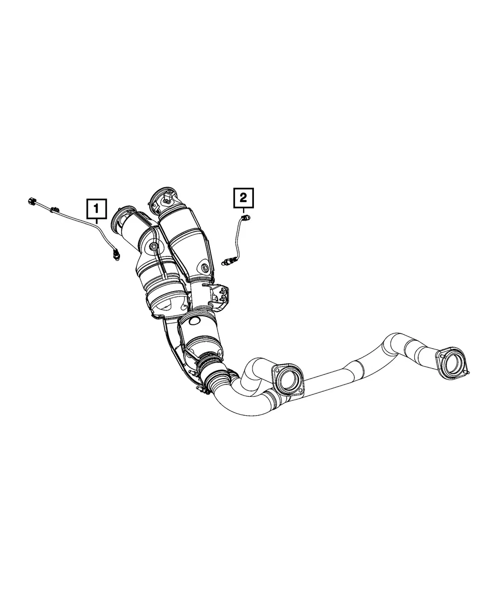 Oxygen Sensor - Mopar (68307650aa)